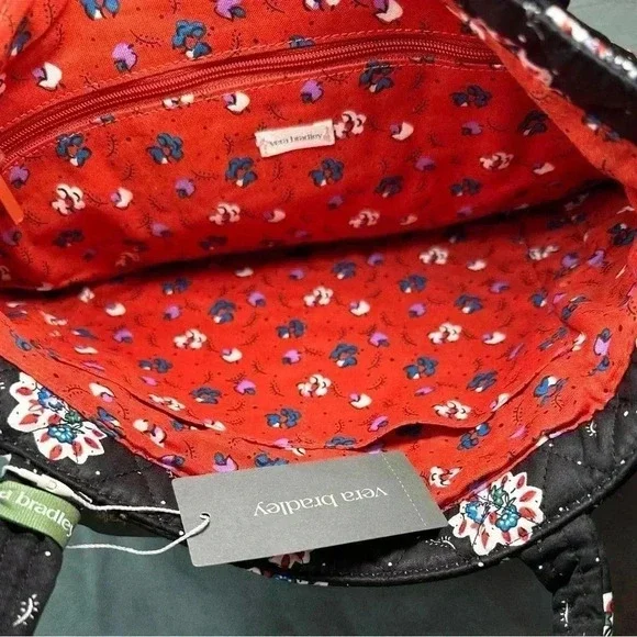 Vera Bradley Tote Fall 2024 Feathery Bouquets - Picture 5 of 5